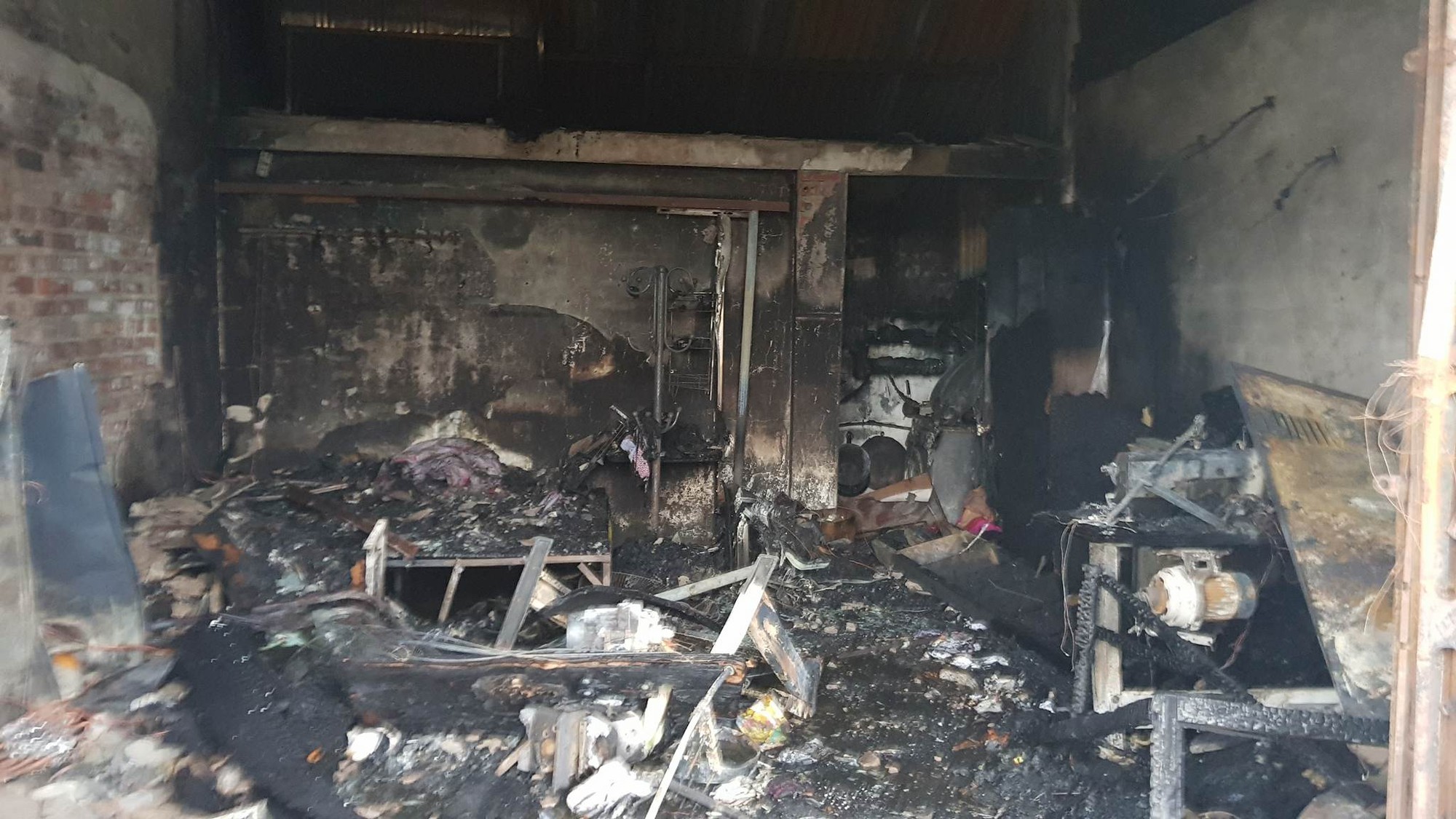 Hiện trường vụ cháy kinh hoàng khiến 3 mẹ con tử vong thương tâm